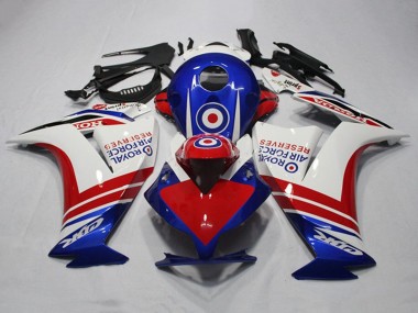 Buy 2012-2016 White Red Blue Royal Air Force Reserves Honda CBR1000RR Motorcycle Fairings UK
