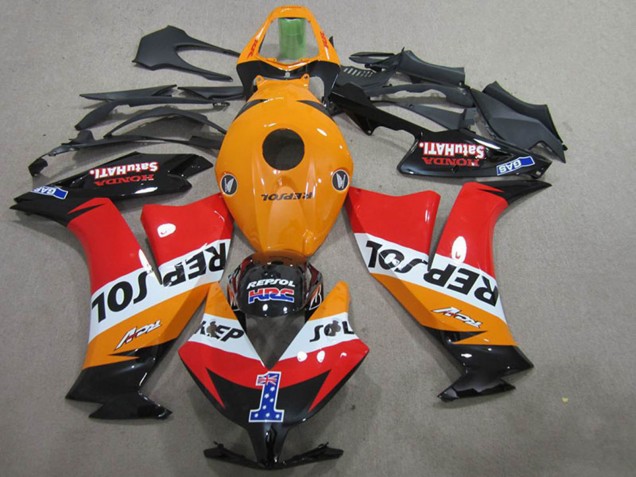 2012-2016 Orange White Red Glossy Black Repsol 1 Honda CBR1000RR Motorcycle Fairings UK