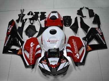 Buy 2012-2016 White Red Glossy Black Santander Honda CBR1000RR Motorcycle Fairings UK