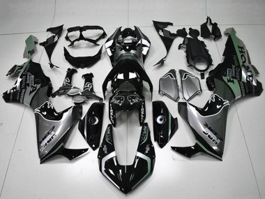 Buy 2017-2024 Silver Glossy Black HRC Honda CBR1000RR Motorcycle Fairings UK