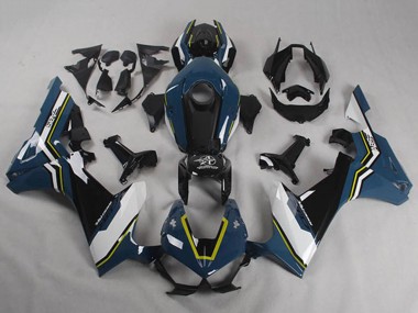 Buy 2017-2024 Blue White Yellow Glossy Black Shocker Honda CBR1000RR Motorcycle Fairings UK