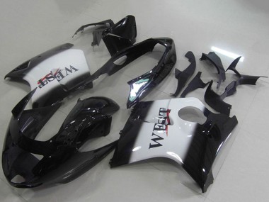 Buy 1996-2007 Glossy Black White West Honda CBR1100XX Blackbird Abs Motorcycle Fairings UK