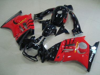 Buy 1995-1996 Red Glossy Black Honda CBR600 F3 Motorcycle Fairing Kits UK