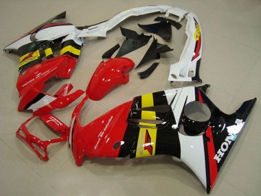 Buy 1995-1996 White Red Yellow Glossy Black Honda CBR600 F3 Motorcycle Fairings UK