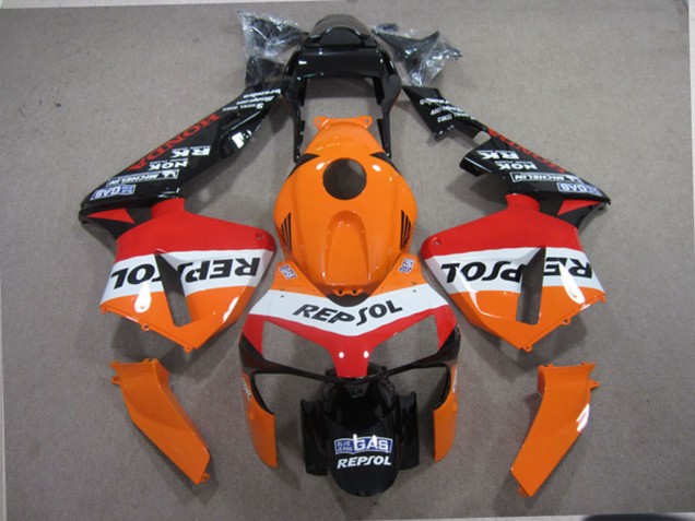2003-2004 Orange White Red Glossy Black Repsol Honda CBR600RR Bike Fairings UK