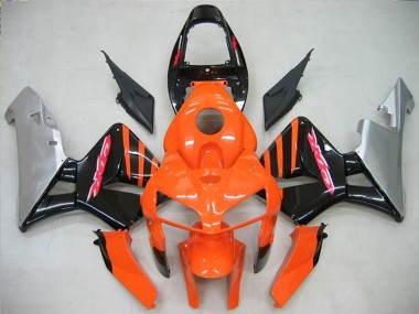 Buy 2005-2006 Orange Black Silver Honda CBR600RR Motorcycle Fairing UK