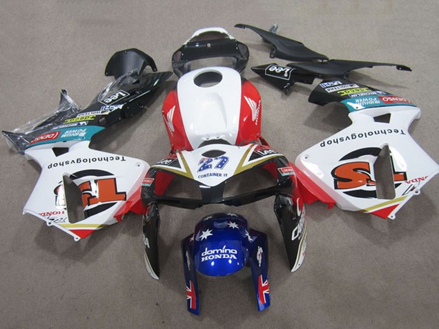 2005-2006 White Red Black Blue 27 Honda CBR600RR Motorcycle Fairings UK