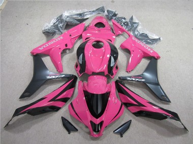 Buy 2007-2008 Pink Matte Black Honda CBR600RR Motorcycle Fairing Kits UK