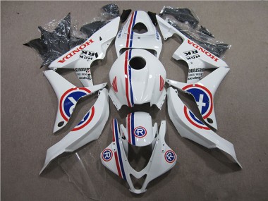 Buy 2007-2008 White Blue Red R Honda CBR600RR Motorcycle Fairings UK