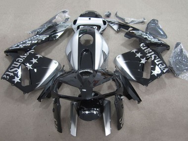 Buy 2007-2008 Silver Glossy Black SevenStars Honda CBR600RR Motorcycle Fairings UK