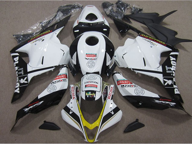2009-2012 White Yellow Glossy Black Rizoma Playboy Honda CBR600RR Motorcycle Fairings UK
