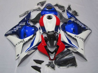 Buy 2009-2012 White Red Blue Dream Honda CBR600RR Motorcycle Fairings UK