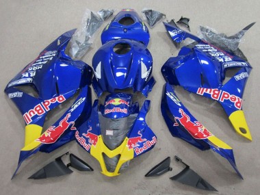 Buy 2009-2012 Blue Yellow Red Bull Honda CBR600RR Motorcycle Fairings UK