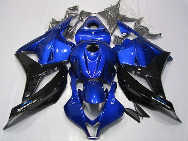 2009-2012 Blue Glossy Black Honda CBR600RR Motorcycle Fairings UK