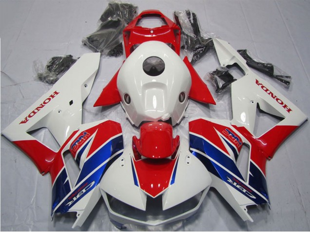 2013-2023 White Red Blue HRC Honda CBR600RR Bike Fairings UK
