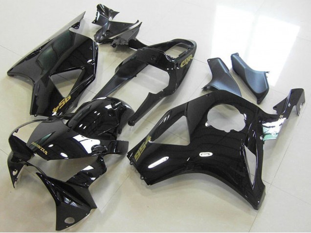 2002-2003 Glossy Black Gold Decal Honda CBR900RR 954 Motorcycle Fairings UK