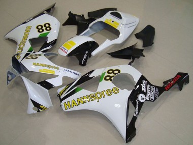 Buy 2002-2003 White Yellow Glossy Black Hannspree 88 Honda CBR900RR 954 Motorcycle Fairings UK