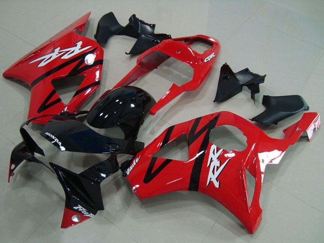 2002-2003 Red Glossy Black Stripe Honda CBR900RR 954 Motorcycle Fairings UK