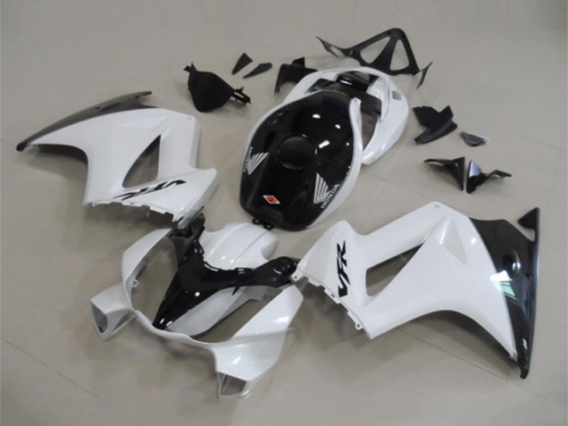 2002-2013 White Glossy Black Honda VFR 800 Motorcycle Fairings UK