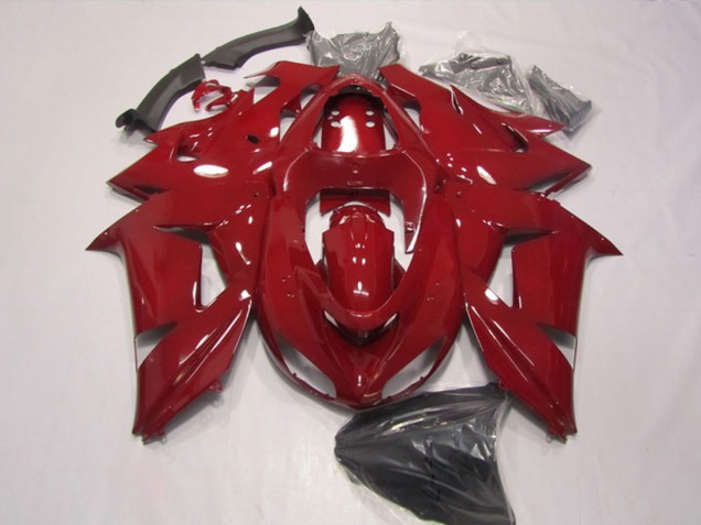 2006-2007 Red Kawasaki ZX10R Motorcycle Fairings UK