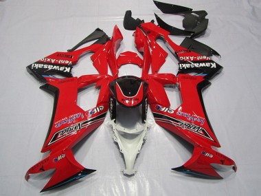 Buy 2008-2010 Red Glossy Black Elf Vent-Axia Kawasaki ZX10R Motorcycle Fairings UK