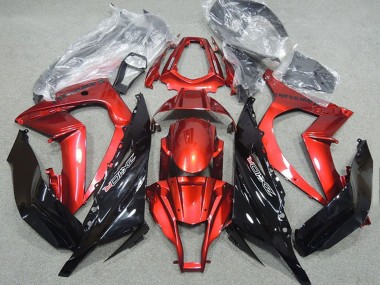 Buy 2011-2015 Red Glossy Black Kawasaki ZX10R Motorcycle Fairing UK