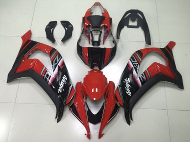 Buy 2016-2020 Maroon Red Glossy Black White Kawasaki ZX10R Motorcycle Fairings UK