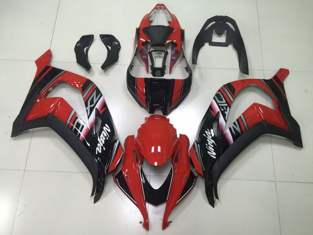 2016-2020 Maroon Red Glossy Black White Kawasaki ZX10R Motorcycle Fairings UK