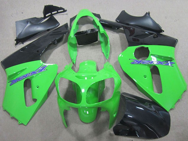 2000-2001 Green Matte Black Blue Kawasaki ZX12R Motorcycle Fairings UK