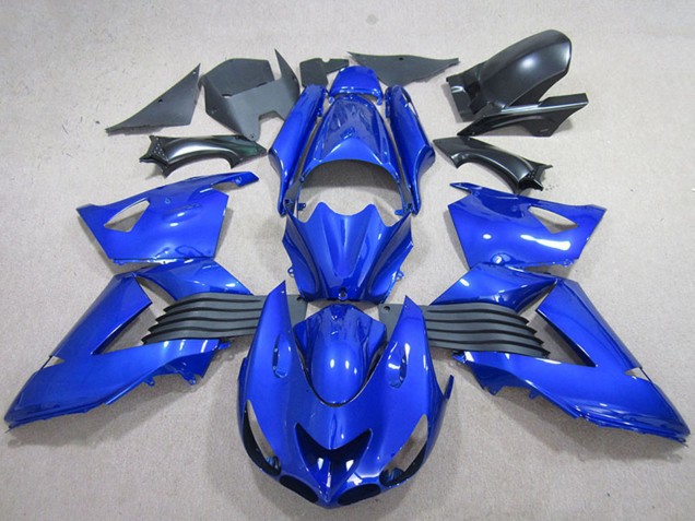 2006-2011 Blue Kawasaki ZX14R ZZR1400 Motorcycle Fairing UK