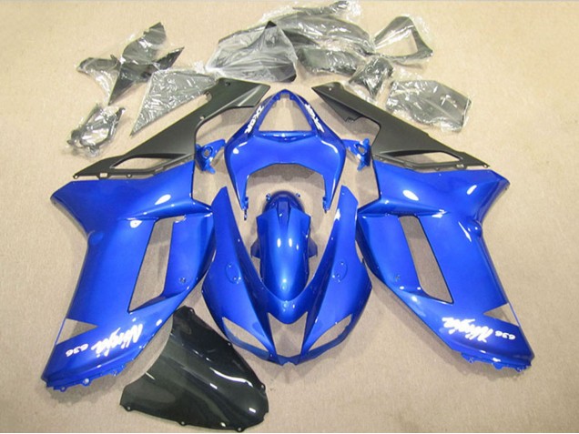 2007-2008 Blue Ninja 636 Kawasaki ZX6R Motorcycle Fairings UK