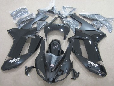 Buy 2007-2008 Black Ninja Kawasaki ZX6R Motorcycle Fairings UK