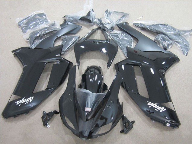 2007-2008 Black Ninja Kawasaki ZX6R Motorcycle Fairings UK