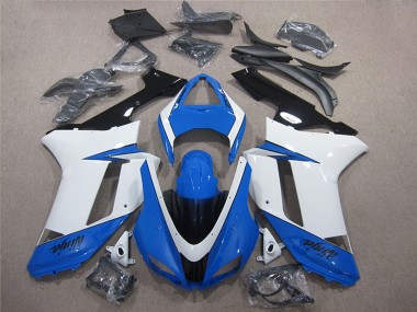 Buy 2007-2008 Black Kawasaki ZX6R Motorcycle Fairing Kits UK