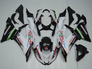 Buy 2013-2018 White Green Black Red Rapid Kawasaki ZX6R Motorcycle Fairings UK