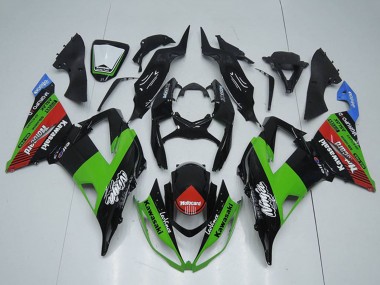 Buy 2013-2018 Glossy Black Green Red Blue Motocard Kawasaki ZX6R Motorcycle Fairings UK