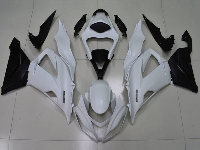 2013-2018 White Black 636 Kawasaki ZX6R Motorcycle Fairings UK