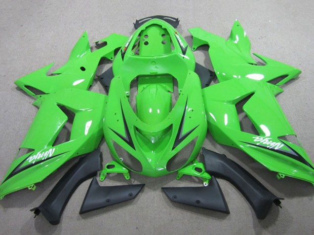 2013-2018 Green Kawasaki ZX6R Motorcycle Fairings UK