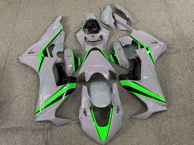 Buy 2017-2024 Nardo Grey with Green Stripe Honda CBR1000RR Motorcycle Fairings UK