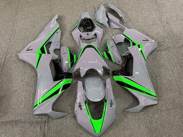 2017-2024 Nardo Grey with Green Stripe Honda CBR1000RR Motorcycle Fairings UK