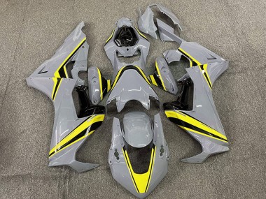 Buy 2017-2024 Nardo Grey with Yellow Stripe Honda CBR1000RR Motorcycle Fairings UK