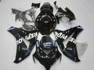 Buy 2008-2011 Glossy Black Blue White Repsol Honda CBR1000RR Motorcycle Fairings UK