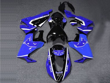 Buy 2017-2024 Blue White Glossy Black Bull Honda CBR1000RR Motorcycle Fairings UK
