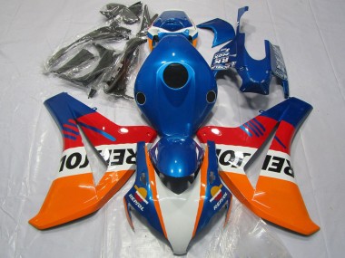Buy 2008-2011 Orange White Red Blue Repsol Honda CBR1000RR Motorcycle Fairings UK