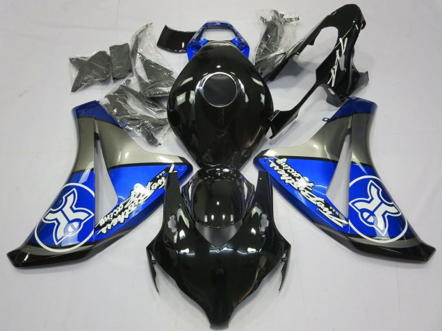 2008-2011 Blue Grey Glossy Black Honda CBR1000RR Motorcycle Fairings UK