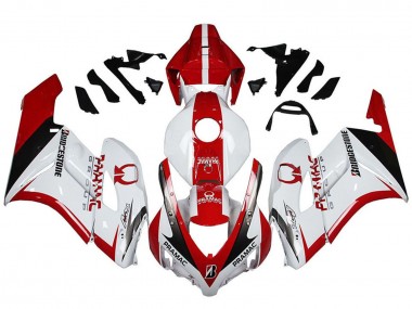 Buy 2004-2005 White Red Glossy Back Pramac Bridgestone Honda CBR1000RR Motorcycle Fairings UK