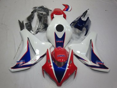 Buy 2008-2011 White Red Blue HRC Style Honda CBR1000RR Motorcycle Fairings UK