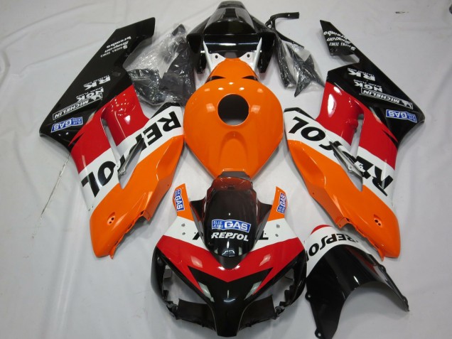 2004-2005 Orange White Red Glossy Black Repsol Honda CBR1000RR Motorcycle Fairings Kit UK