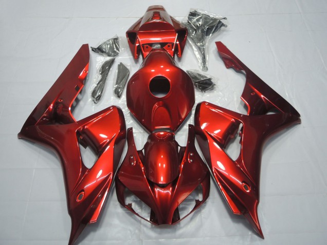 2006-2007 Deep Red Honda CBR1000RR Motorcycle Fairings UK