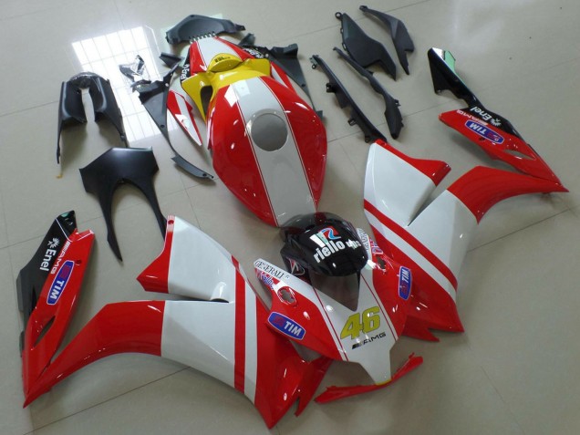2012-2016 White Red Yellow Blue Ducati Style Honda CBR1000RR Motorcycle Fairings UK